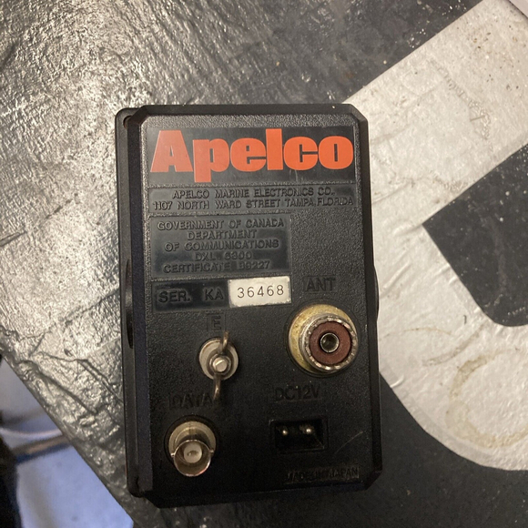 APELCO DXL-6300 LORAN-C Navigator Marine Boat Raytheon Company Untested - Picture 3 of 7